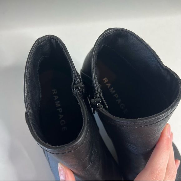 Rampage Black Heeled Booties - Picture 4 of 7